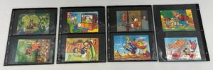 lot 136 image: 14 Misc. Collectible Disney 3D Postcards (In Protective Sleeves)