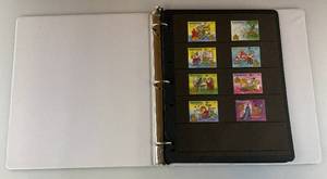 lot 141 image: Vintage Collectible Disney Postage Stamps In Album