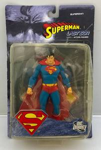 lot 218 image: DC Direct Superman Last Son Series 1 Superman Action Figure (NIB) Packaging Has Shelf Wear