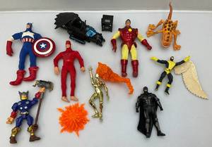 lot 223 image: Misc. Superhero Action Figures