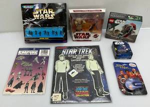 lot 252 image: Misc. Star Wars & Star Trek Collectibles (NIB)