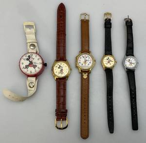 lot 269 image: Misc. Mickey Mouse Collectible Watches
