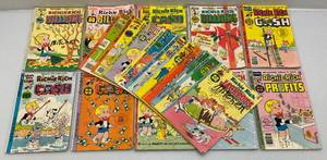 lot 271 image: Misc. Vintage 35 Cent Richie Rich Comics (Some Covers May Have Writing)