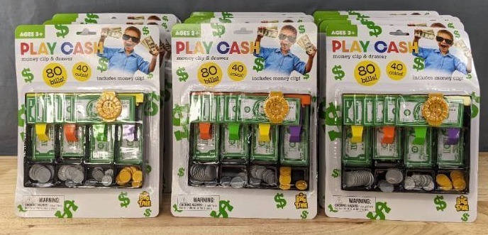 lot 72A image: Brand New Resellers Dream 20 Total Play Cash Money Clip & Drawer Sets N
