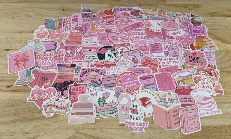 lot 39L image: 100 New Funny and Spicy Book Stickers N