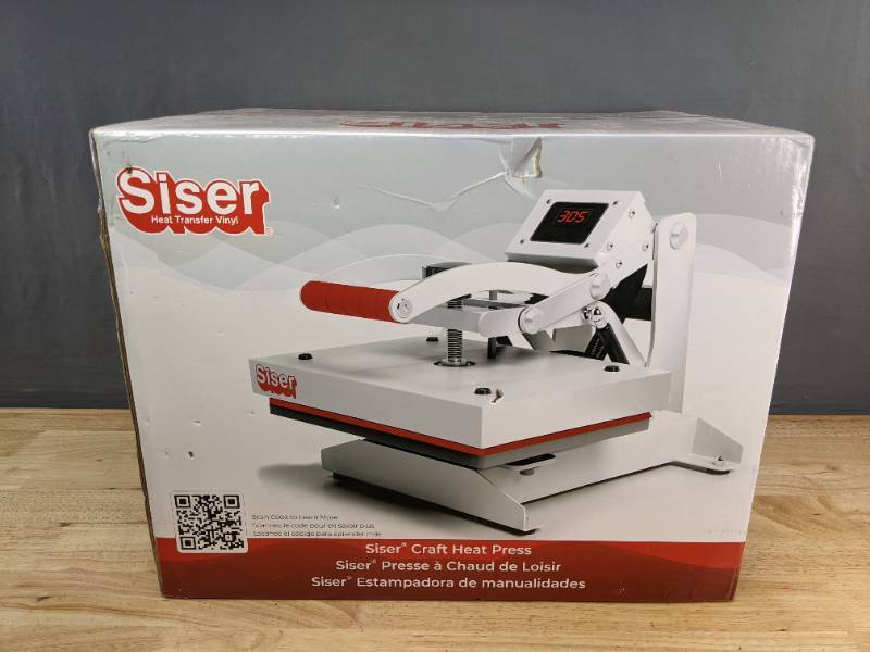 lot 18 image: Brand New Siser 9 x 12 Heat Press Machine $349.99 Retail
