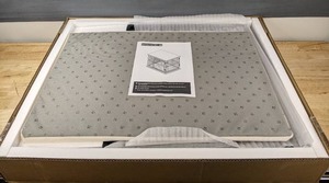 lot 106 image: Dog Kennel with Dog Bed 29 x 20 B