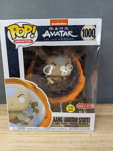 lot 18B image: Brand New Funko Pop Nickelodeon Avatar The Last Airbender Aang (Avatar State) #1000 Figure V