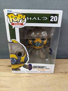 lot 102J image: Brand New Funko Pop Halo Grunt Conscript With Plasma Pistol #20 Figure V