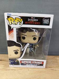 lot 162J image: Brand New Funko Pop Marvel Studios Doctor Strange In The Multiverse Of Madness Supreme Strange #1005 Figure V