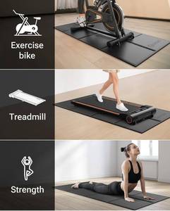 lot 123 image: New UREVO Foldable Treadmill Mat $49.99 Retail B