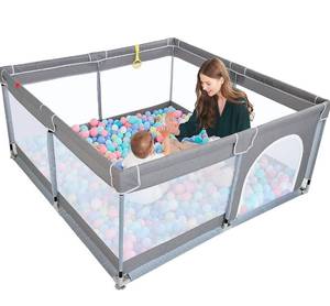 lot 144 image: Brand New Todale Baby Playpen 50 x 50 Gray B