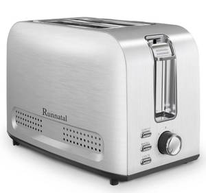 lot 146 image: Brand New Stainless Steel Runnatal 2 Slice Wide Slot Toaster B