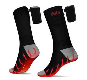 lot 148 image: Brand New Trazon Heated Socks for Men and Women Rechargeable - Electric Battery Thermal $49.99 Retail B