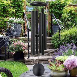 lot 150 image: ASTARIN 45 in Memorial Wind Chimes Large with 6 Heavy Tubes B