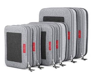 lot 152 image: Brand New Lean Travel Compression Packing Cubes for Travel Organizers with Double Zipper $49.99 Retail B