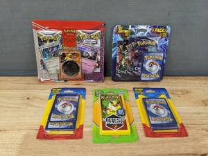 lot 75A image: Brand New Pokemon Trading Cards Including TCG Booster Packs, TCG Lightening Set, a Mystery Pack and 2 Sets of 21 Cards I