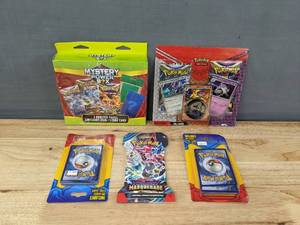 lot 41 image: 5 Brand New Pokemon Trading Card Packs Mystery Power Box, Scarlet and Violet Twilight Masquerade, RevavroomArmarougeHoundstone Foil Cards and More Booster Packs  I
