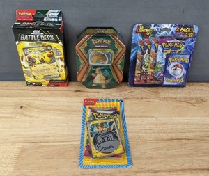lot 80A image: Brand New Pokemon Trading Cards Including EX Battle Deck, TCG Lightening Set, Dragonite Box, and Pawmot Pack I
