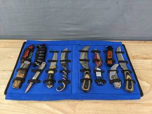 lot 73 image: Collection of 12 Knives with Case K