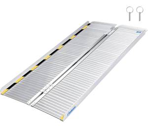 lot 186 image: Brand New Rueamann 5FT Folding Wheelchair Ramp $189.99 Retail B