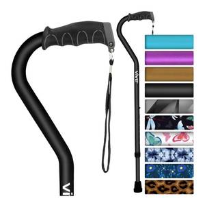 lot 96 image: Brand New Black Vive Walking Cane for Women, Men, Elderly B