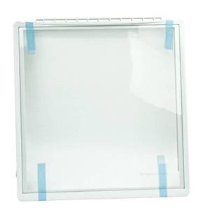 lot 202 image: Brand New Metal Drive Toggle Bracket Upgraded 241969501 Shelf Frame and 240443384 Refrigerator Glass Crisper Cover for Frigidaire B