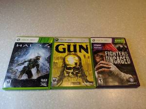 lot 457 image: 3 Total XBOX 360 Halo 4 Gun Fighters Uncaged  R