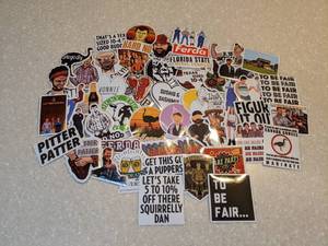 lot 466 image: 50 Total Brand New Sitcom Letter Kenny Stickers P