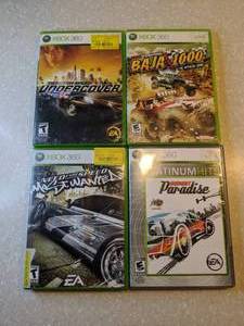 lot 442 image: 4 Total XBOX 360 Need For Speed Undercover Baja 1000 Need For Speed Most Wanted Burnout Paradise R