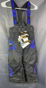 lot 71F image: Brand New FXR Helix Pant Childrens Size 2 BlackRoyal Blue $299 Retail G