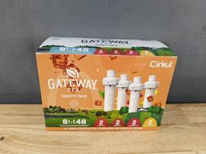 lot 999 image: 2 Brand New Packs of 8 Cirkul Gateway Tea Variety Pack $31.96 Retail N