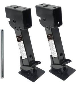 lot 214 image: New Pair of Trailer Stabilizer Jacks Telescoping RV Camper Accessories for Travel 450kg(1000 Lbs) Capacity Each, 11.5-18 B