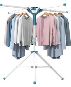 lot 219 image: New JAUREE Tripod Clothes Drying Rack Foldable $59.99 Retail B