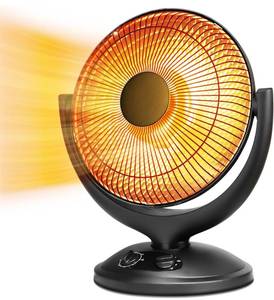lot 222 image: Brand New R.W.FLAME Radiant Electric Space Heater with Thermostat and Timer, 1000W400W Portable Dish Heaters for Indoor Use B