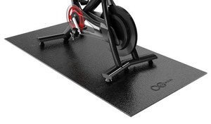 lot 231 image: Brand New Cycleclub Bike Mat Compatible with Peloton Bike Elliptical Treadmill Mat, 6mm Thick $59.98 Retail B