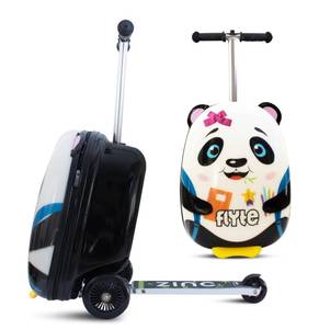 lot 241 image: Brand New Flyte Penni the Panda Scooter Suitcase $99.99 Retail B