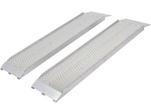 lot 246 image: New Guardian S-368-1500-P Dual Runner Shed Ramps with Punch Plate Surface - 8 Wide, 3 Long $84.99 Retail B