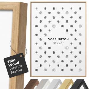 lot 258 image: Brand New Vossington 30x40 Wood Picture Frame Oak $129.95 Retail B