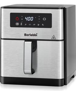 lot 8 image: Brand New 10 Quart Family Size Large Airfryer 6 One-Touch Digital Control Preset Cooking Functions Air Fryer 400°F Temp Controls in 5° Increments Nonstick Dishwasher-Safe 1700W Stainless Steel $149.99 Retail B