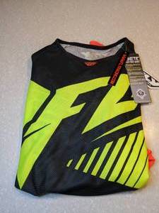 lot 470 image: New Mens Fly Racing Kinetic Mesh Jersey Size Large R