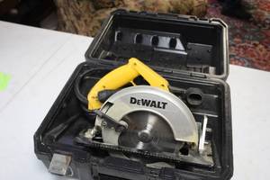 lot A-19 image: DeWALT Circular Saw with Hard Case