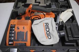 lot A-23 image: RIDGID Rapid MAX Cordless Tool Kit with Charger and Accessories