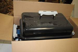 lot 26 image: Weber Portable Propane Grill with Cooking Grate