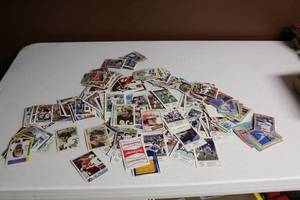 lot 27 image: Large Collection of Vintage Sports Trading Cards - 1980s and 1990s