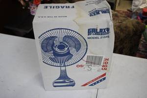 lot 119 image: Galaxy by Lasko 9 Inch 2 Speed Oscillating Fan Model 2154S