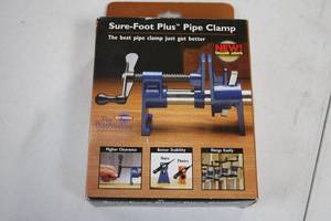 lot 131 image: Sure-Foot Plus Pipe Clamp with Taller Jaws and Improved Stability