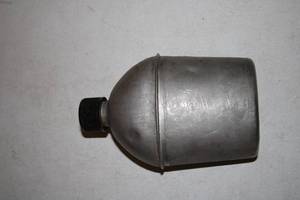 lot 176 image: Vintage Metal Water Bottle with Screw Cap