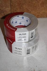 lot 194 image: Set of 2 Rolls of Aluminum Foil Tape UL723