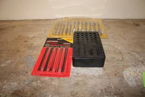 lot 304 image: Tool Shop 13-Piece Wood Boring Set and Craftsman Scroll Saw Blade Assortment Pack